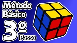3º PASSO - CUBO MÁGICO 2X2X2 - MÉTODO BÁSICO