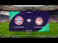 Bayern München U19 vs Olympiacos U19 (12/03/2024) Quarter-final UEFA Youth League PES 2021