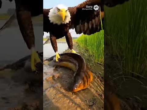 OMG 😱 Đại Bàng và Lươn Khổng Lồ