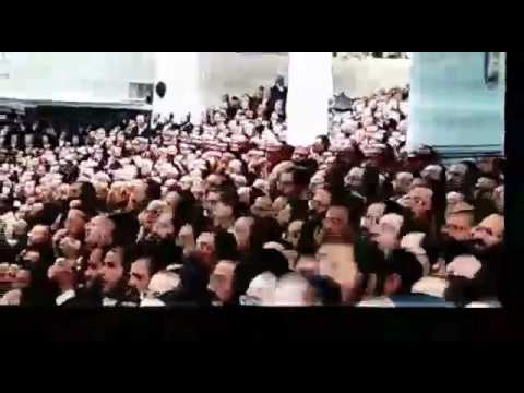 Gerrer Rebbe At His Einkel's Wedding - Sivan 5777