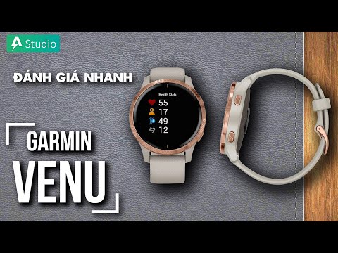Đập hộp Garmin Venu| Màn hình AMOLED, huấn luyện thể hình, yoga, pilates, cardio,..