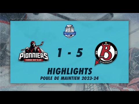 Pionniers de Chamonix 1-5 Diables Rouges de Briançon - Highlights - Synerglace Ligue Magnus 2023/24