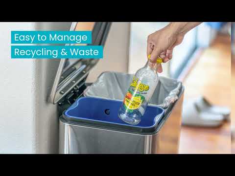 13 Gallon Dual Kitchen Trash Bin