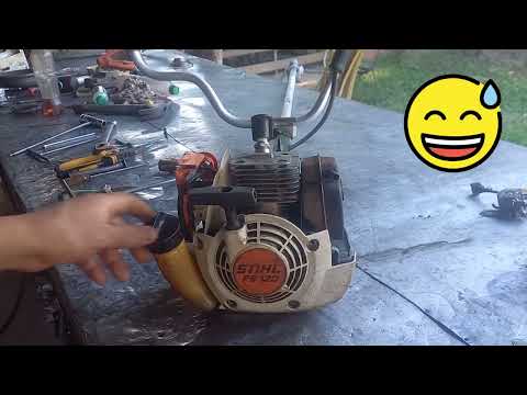 GUADAÑA STIHL no pasa gasolina PROBLEMA  RESUELTO