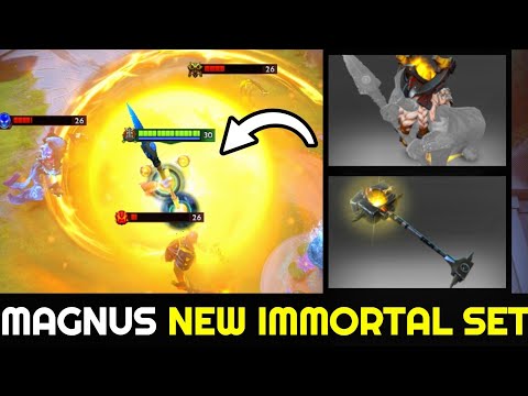 DENDI Mid Magnus with New Immortal Set TI10 7.27 Dota 2