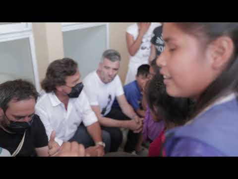 El gobernador Sáenz inspeccionó las obras de la nueva escuela de La Curvita