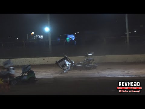 Stu Jeffreys Rollover - Maryborough Speedway - 19/9/2020