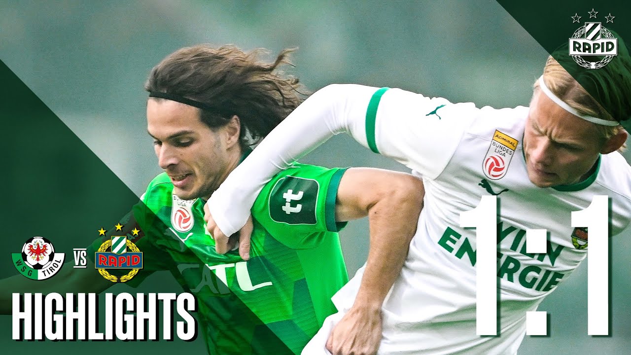 Highlights: WSG Tirol – SK Rapid | 9.11.2025