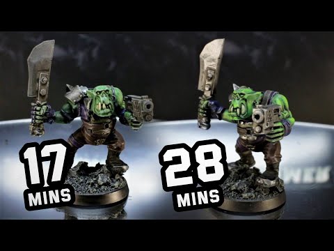 Speed painting Ork Boyz
