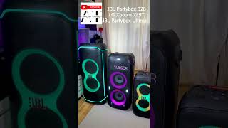 JBL Partybox 320 VS LG XL9T VS JBL Partybox Ultimate Bass Test JBL Partybox 320 VS LG XL9T VS JBL Partybox Ultimate Bass Test