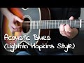 Acoustic Blues (Lightnin' Hopkins Style) - Fingerstyle Acoustic Guitar + Tab