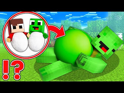 Mikey is PREGNANT With TWINS Kids JJ and Mikey - in Minecraft Maizen