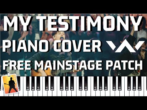 MY TESTIMONY Elevation Worship | Piano Tutorial and Cover FREE Mainstage 3 Patch