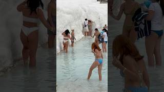 ☀️Magic Of The Pamukkale Turkey Best -Nice Day?️ #cleopatra #pamukkale #travel