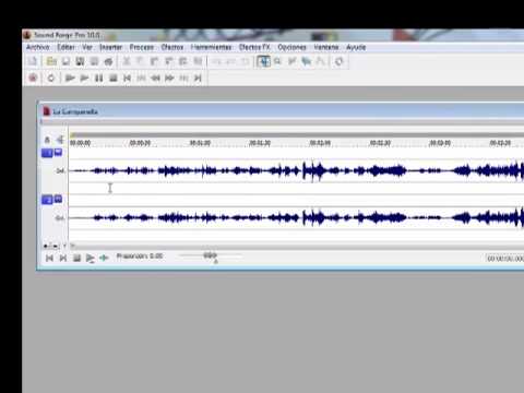 Sound Forge Tutorial- Basic Functions Audiovisual media class