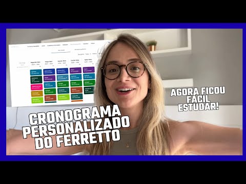 TOUR pelo Cronograma Personalizado do Ferretto — a novidade que vai mudar seus estudos!