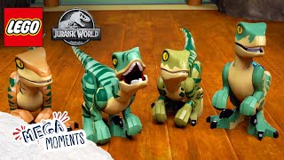 Raptors Running Loose 🦖 | LEGO Jurassic World: Legend of Isla Nublar | Mega Moments