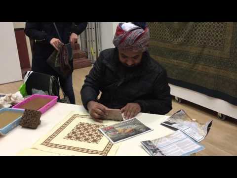 #21 Block Printing by Abduljabbar M. Khatri at Nottingham Trent University