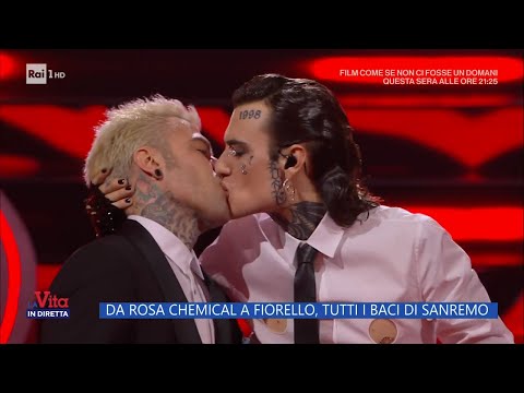 Tutti i baci di Sanremo - La Vita in Diretta - 14/02/2023