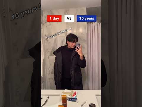 1 day VS 10 years in Korea 🤣🤣