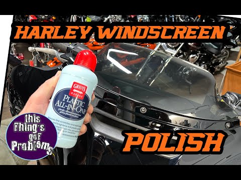 How to Clean Your Faded Harley Windshield