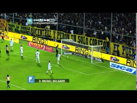 Gol de Rafael Delgado Rosario Central 2-1 Quilmes