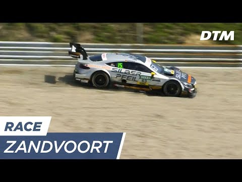 Maro Engel struggles in the gravel - DTM Zandvoort 2017