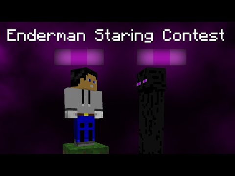 Enderman Staring Contest (Minecraft Machinima)