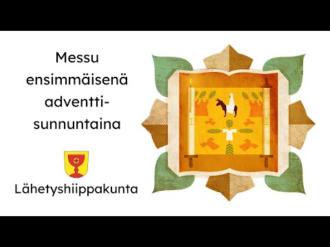 Messu Seinäjoelta ensimmäisenä adventtina 3.12.2023 klo 11:00