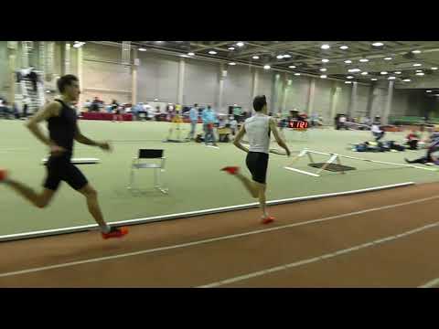 Huller Dániel és Fekete Gábor futása a 400 m-es síkfutás 1. időfutamában