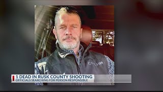 Rusk Co. Sheriff’s Office searching for person responsible for killing man late Tuesday night