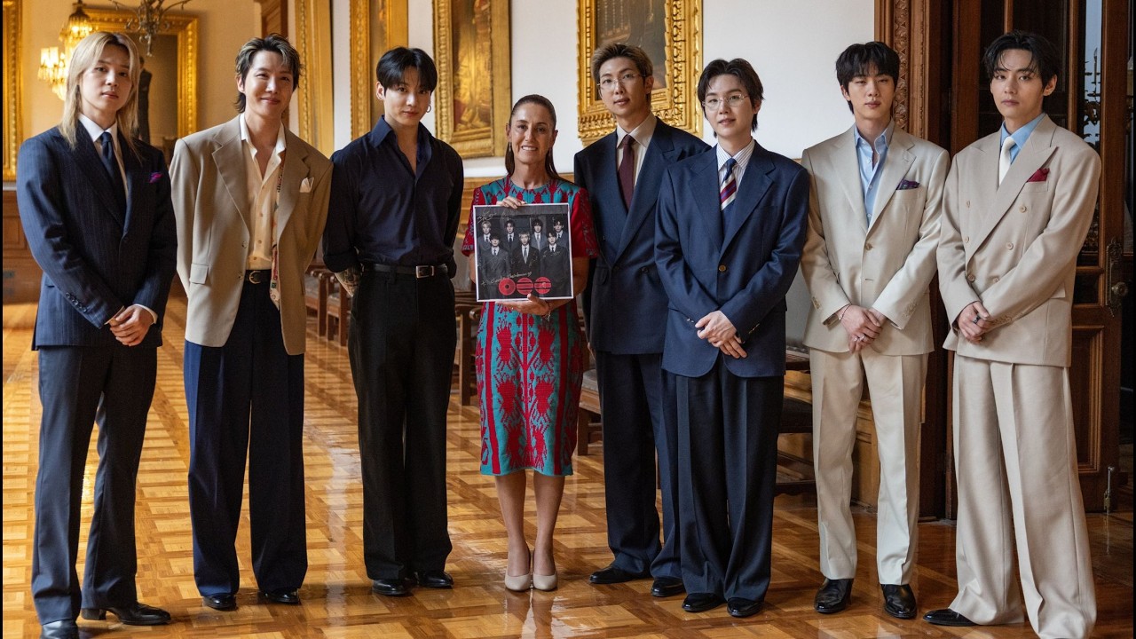 MÉXICO le ganó a la IA, BTS con la presidenta en PALACIO NACIONAL