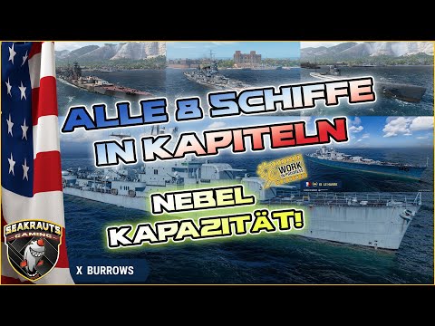 🛠️ Neue US Zerstörer 🔥 4 Premiums in Kapiteln für World of Warships⚓