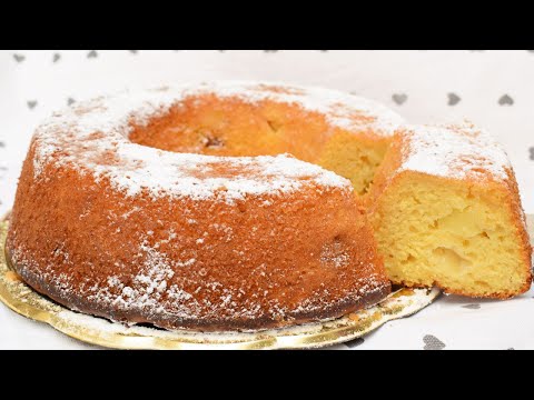 CIAMBELLA AL LIMONE E MELE senza zucchero con miele