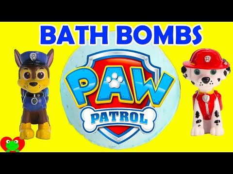Paw Patrol Bath Bomb Surprises Video