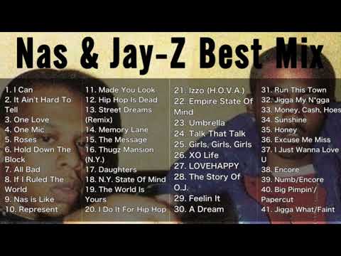 【DJ MIX】【BestMix】Nas & Jay-Z Best Mix Greatest Hits 2024 #Nas #JayZ #DJMix