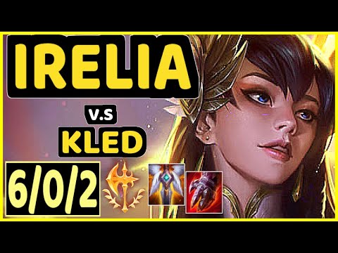 V1PER (IRELIA) vs KLED - 6/0/2 KDA TOP CHALLENGER GAMEPLAY - NA