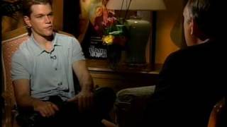 Interview with Matt Damon - Mr. Ripley video