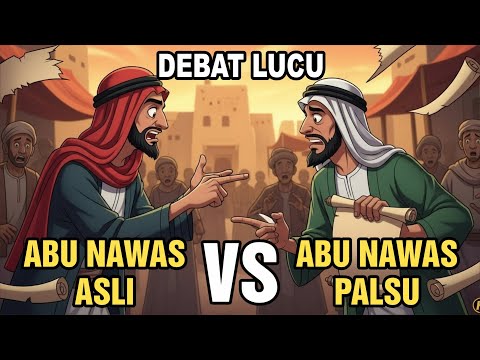 DEBAT LUCU🤣ABU NAWAS ASLI VS ABU NAWAS PALSU | KISAH LUCU ABU NAWAS