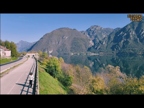 Hidden Gem of Italy – Flying Over Rocca d'Anfo & Lake Idro (4K Drone Video)