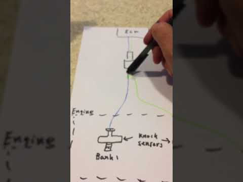Part of a video titled Bypass knock sensor GM vortec v8 p0332 p0327 codes - YouTube