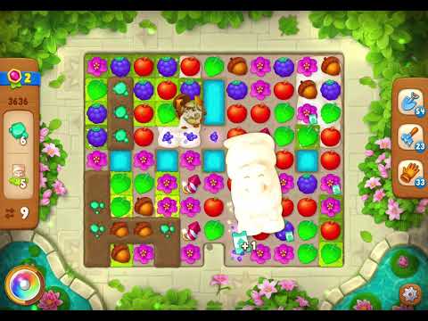 GardenScapes Level 3636 no boosters (20 moves)