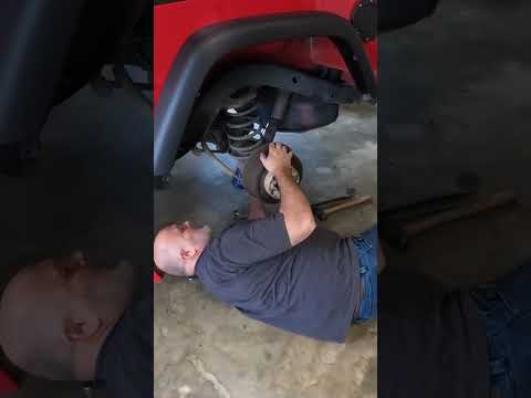 Jeep Wrangler 4\" Lift kit install #automobile #liftedjeeps #jeep