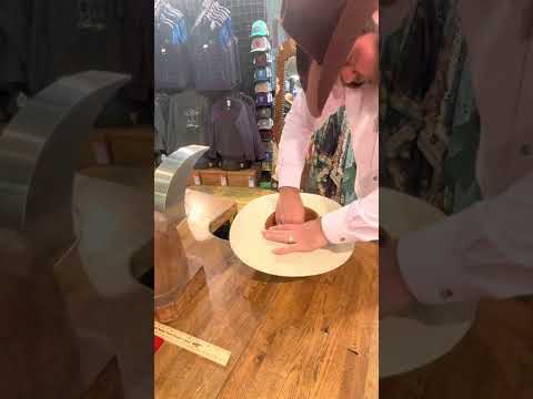 How to shape a hat. (Telescope/flat top)