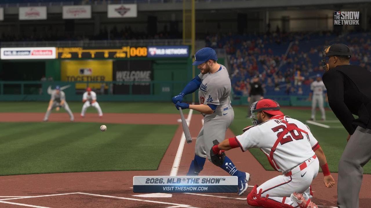 MLB The Show 26　ナショナルズvsドジャース　観戦　スタメン適当