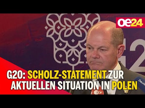 G20: Scholz-Statement zur aktuellen Situation in Polen