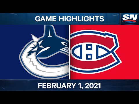 NHL Game Highlights | Canucks vs. Canadiens - Feb. 01, 2021