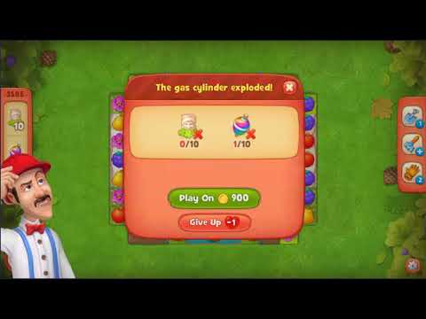 Gardenscapes Level 3584 - 3585 | MICRO GAMEPLAY HD