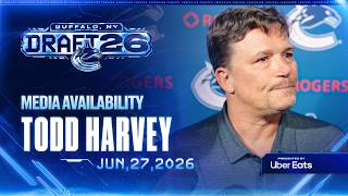 Director of Amateur Scouting Todd Harvey after the 2026 NHL Draft (June 27 2026)