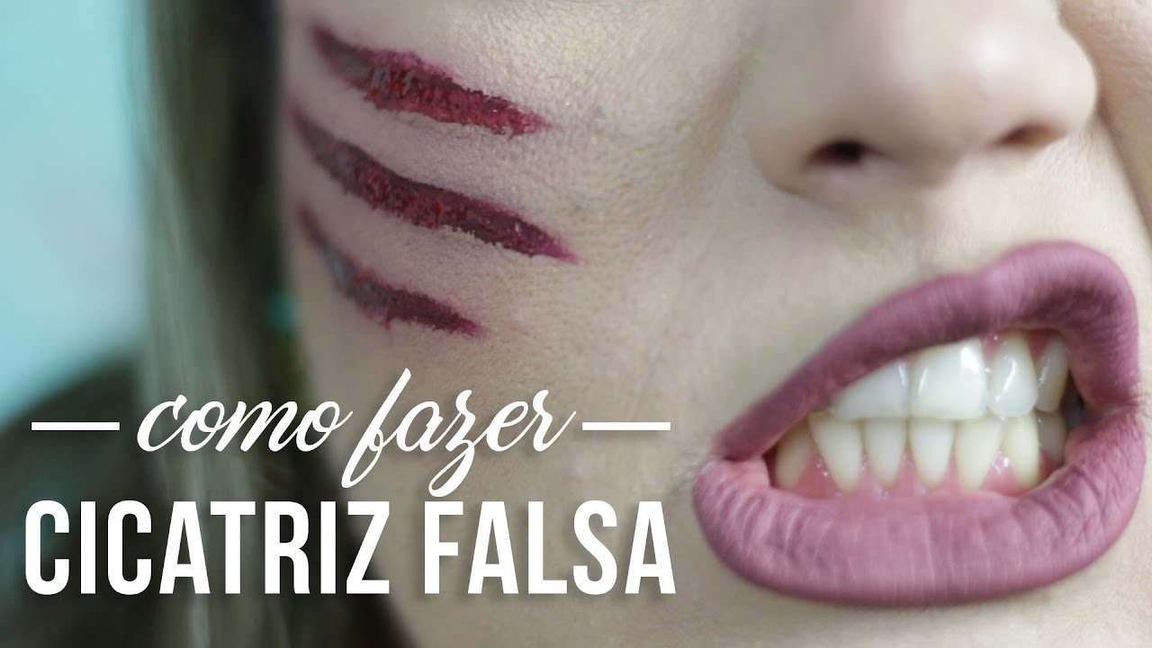 Watch Now COMO FAZER CICATRIZ FALSA COM BATOM | BDC COMO FAZER CICATRIZ FALSA COM BATOM | BDC